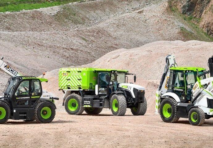 JCB mobilen Wasserstofftanker für Auftragnehmer