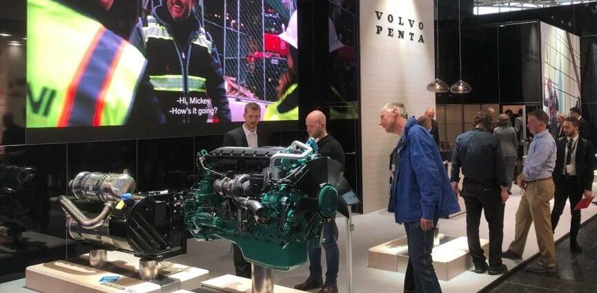 Volvo Penta stellt auf der bauma 2022 emissionsreduzierende Technologien vor